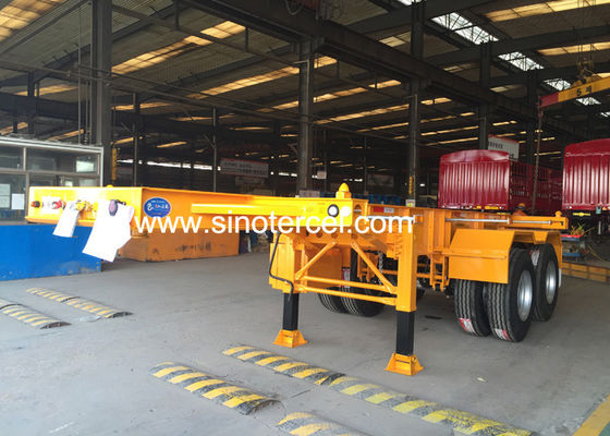 1310mm Semi-remorco a ruote scheletriche 40ft 4 asse Semi-remorco