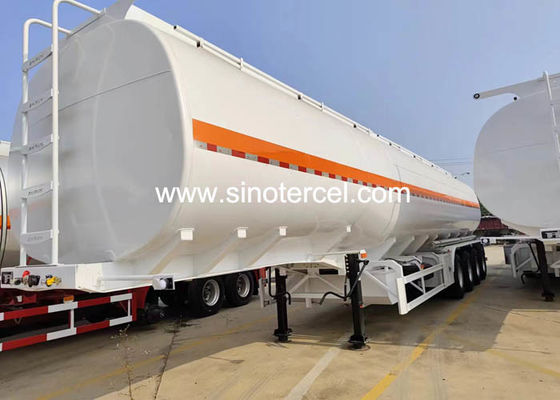 30CBM Serbatoio di carburante Semi rimorchio con materiale in acciaio al carbonio Q235