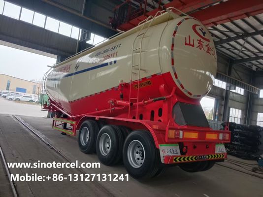 50000L semirimorchio di cemento sfuso motore Weichai Cement Tanker trailer