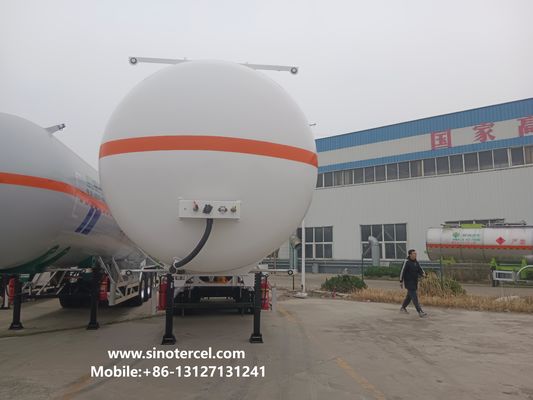30CBM -60CBM Semitanker rimorchio Pentano Semi rimorchio 3 assi