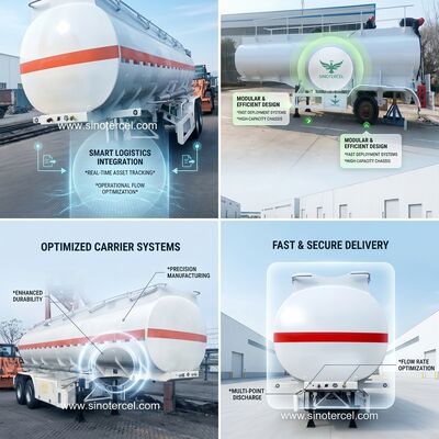30000L-60000L Semitanker Trailer Lpg Semi Trailer 3 assi/4 assi