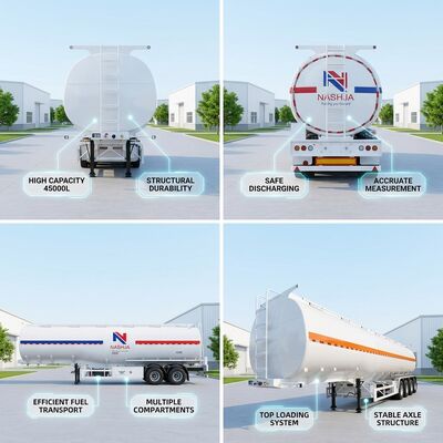 40CBM Serbatoio di petrolio Semi-remorchio Grande capacità Tirato olio commestibile Petrolio Petrolio greggio Olio raffinato