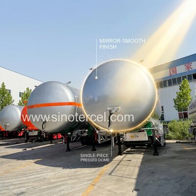 3Axle Fuel Tank Semi-trailer 30CBM-60CBM Tanker Acqua Semi-trailer