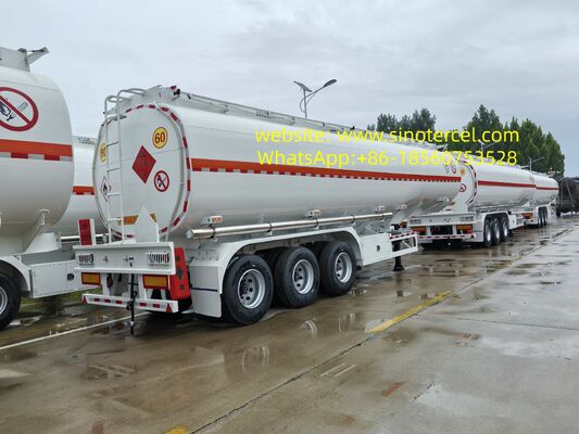 Semi Tanker Trailer Pentane Semi Trailer 3 assi 30CBM -60CBM Il materiale può essere personalizzato